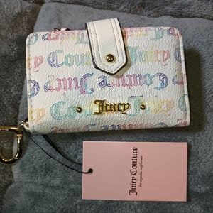 White Juicy Couture Tab Card Wallet